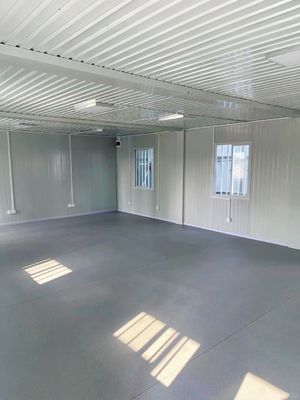 50mm 로크울 벽 재료로 분할 수 있는 직사각형 미리 제작된 미니 하우스 빠른 조립