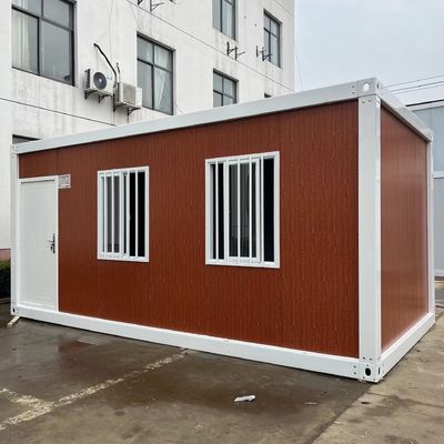 직사각형 빠른 설치 철 프레임과 분리 컨테이너 사무실