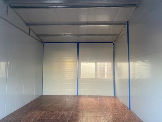 모듈형 전조 치킨 하우스 스틸 프레임 하우스 재활용 가능한 알루미늄 창문과 함께 전조 해변 하우스