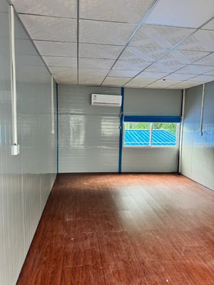 워크샵 창고 건설 사무실 철강 전조 주택 50/75/100mm 파동 샌드위치 패널 벽