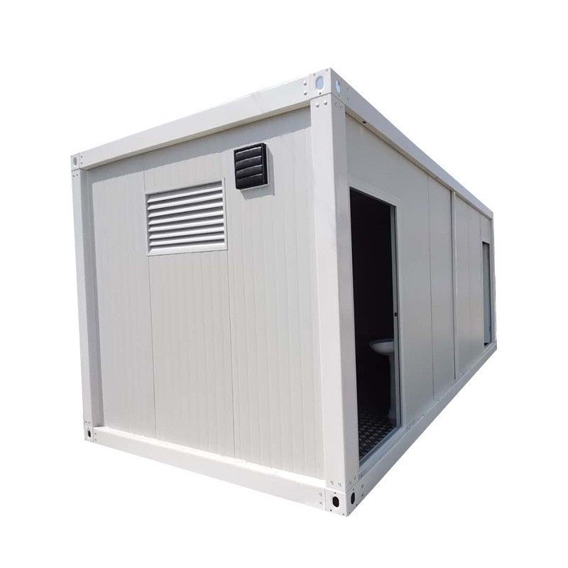 20FT/40FT 맞춤형 스키드 포털루 야외 모바일 휴대용 화장실 쇼핑몰 홍보용 사전 제조 화장실