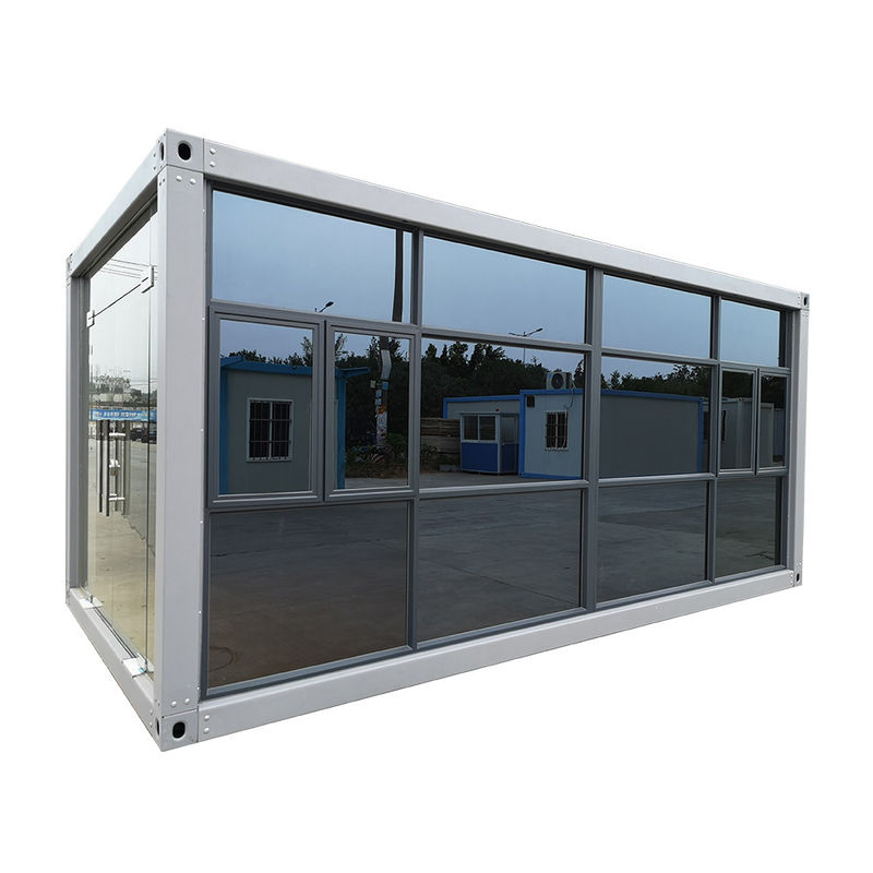 맞춤형 색상 20 40 피트 Prefab 샌드위치 패널 분리 가능한 컨테이너 주택 건설 현장 고급 Prefab 아파트