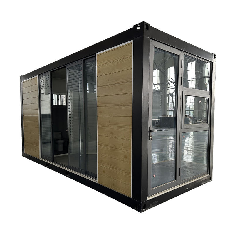 주요 재료 가연 철강 구조 샌드위치 패널 20FT / 40FT 단열을 가진 사용자 정의 컨테이너 하우스