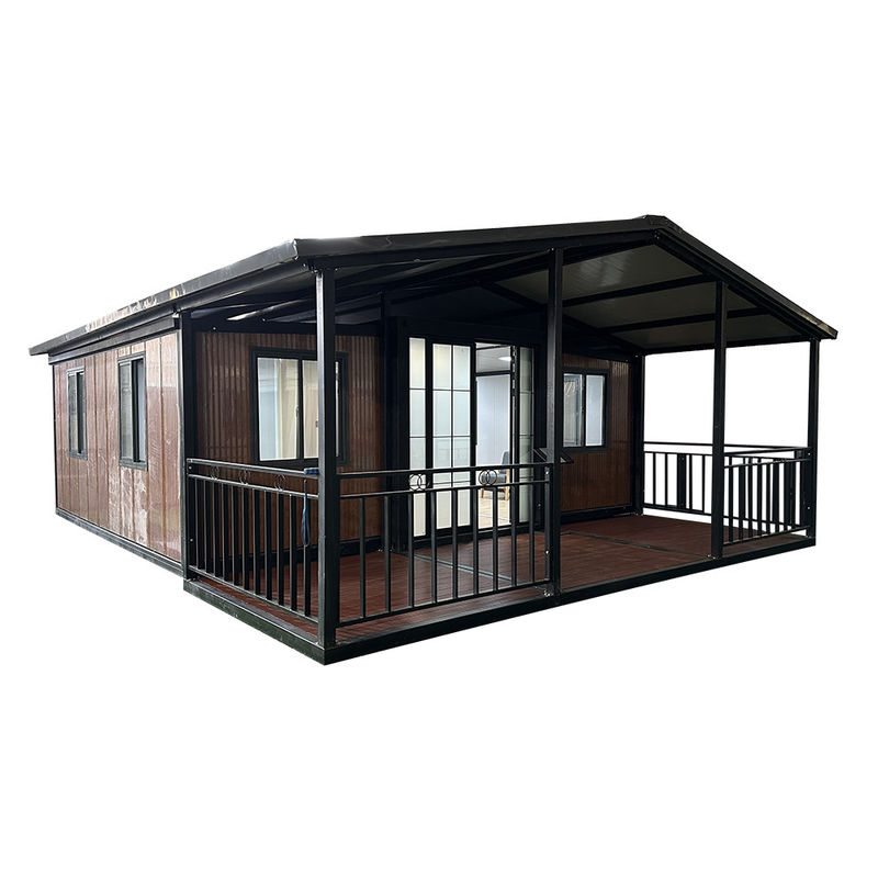 수명 15 25 년 준비 된 친환경 강철 프레임 빌라 40ft 20ft Prefab 단열 확장 컨테이너 하우스 홈 오피스