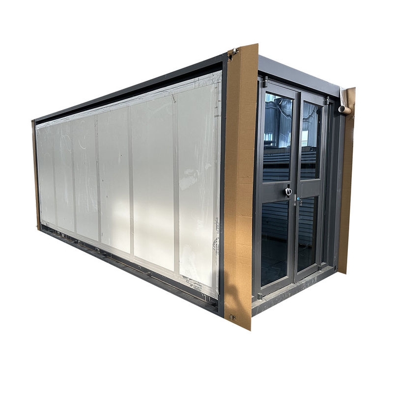 바람에 견딜 수 있는 전조 빌라 스틸 샌드위치 패널 구조 최고 가격 20ft 40ft 빠른 건설 확장 컨테이너 하우스