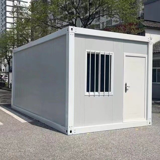 쉽게 설치 장점 빠른 조립 맞춤형 색상과 방수 방화철 프레임과 함께 모듈 주택