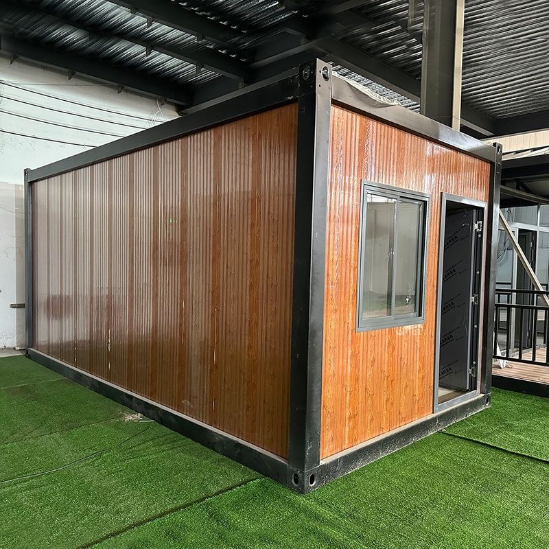 현대적인 디자인과 빠른 설치와 함께 맞춤 허리케인 증명 Prefab 평면 팩 하우스 컨테이너