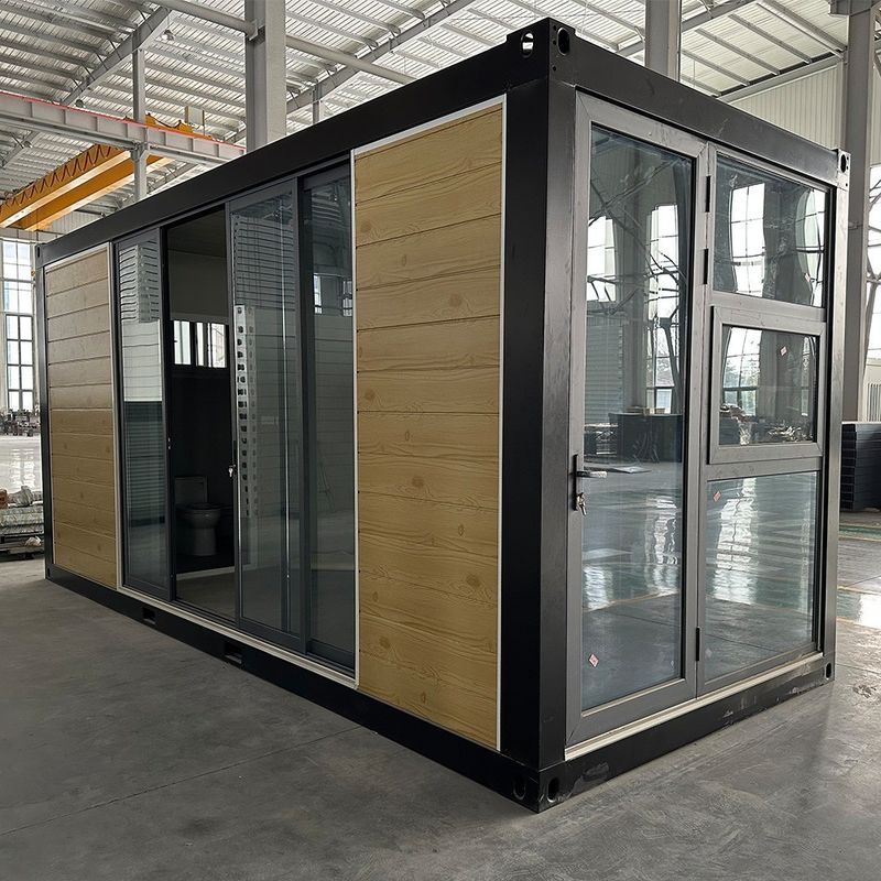 40ft 20ft 빠른 조립 평면 패키지 허리케인 증명 전조 컨테이너 집 주방