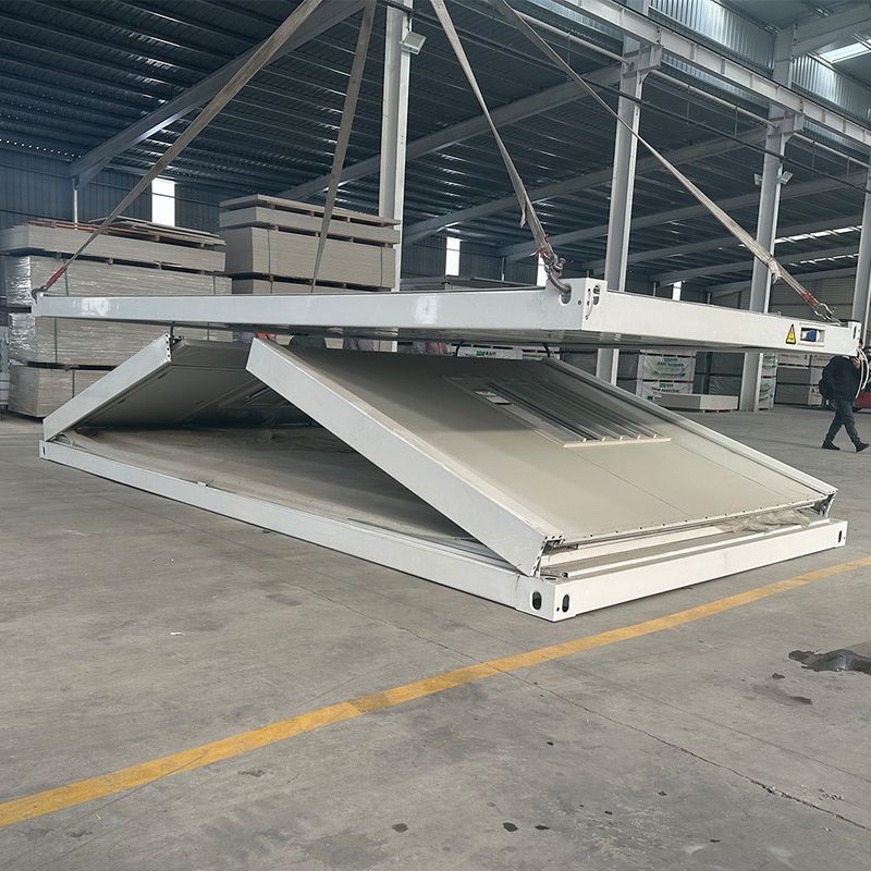 20FT/40FT 맞춤형 금속형 전공 1 2 3 침실 빠른 접이식 저장 컨테이너 집 안전 문과 함께 차고