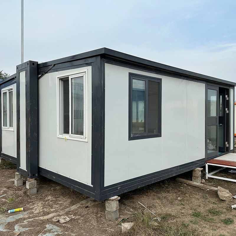 20FT 직접 공급 현대 디자인 스타일 확장 가능한 컨테이너 하우스 설치가 쉬운 방화 캐사 컨테이너